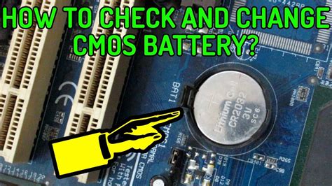 How to Test and Replace Your CMOS Battery .